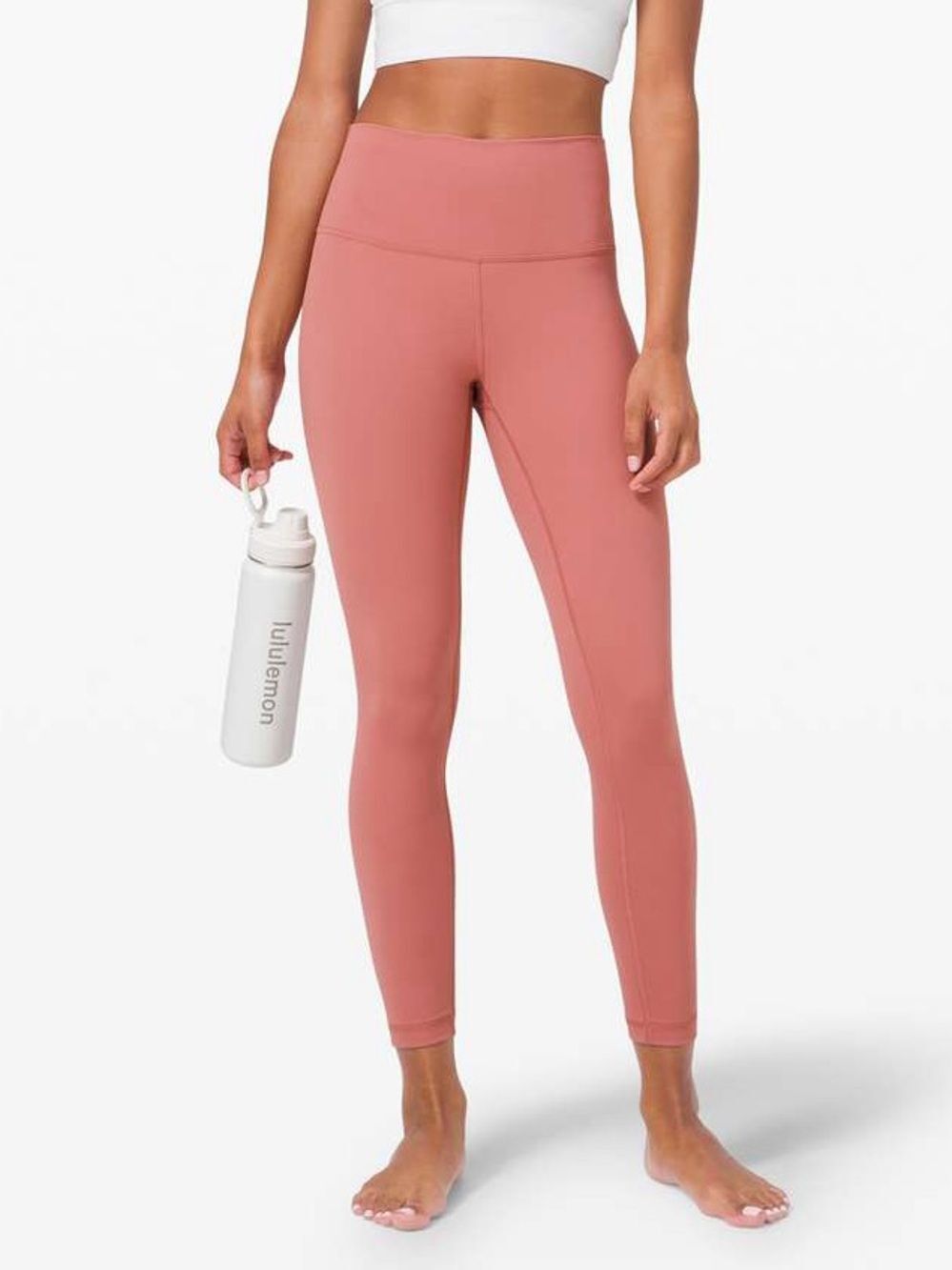 Lululemon Wunder Under Brier Rose High Rise 28" Full On Luxtreme Leggings Size 8